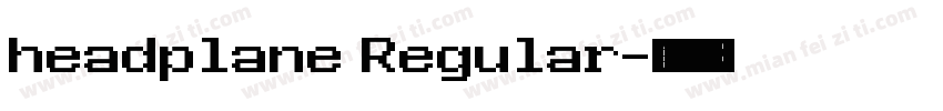 headplane Regular字体转换